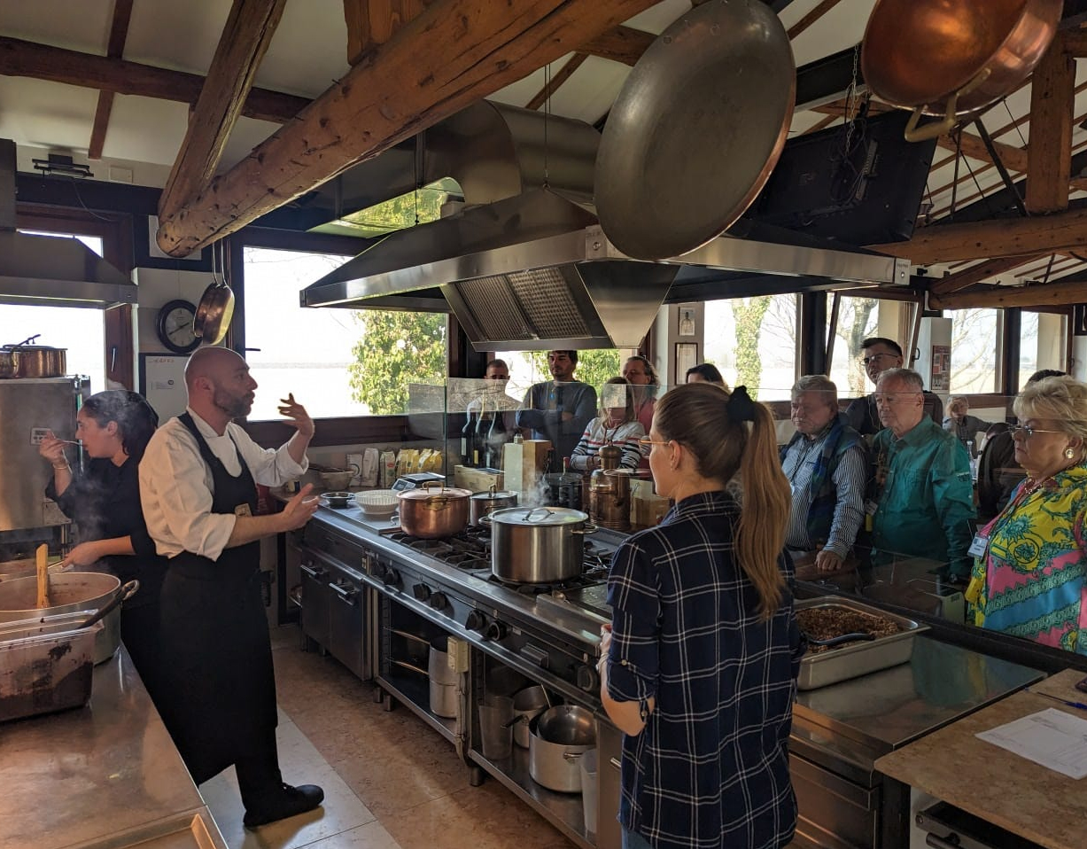 Showcooking al ristorante Pila Vecia
